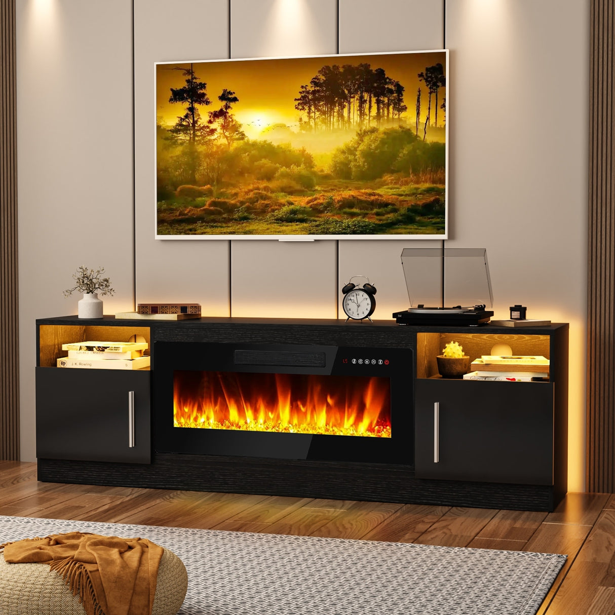 Electric Home fire TV Stand