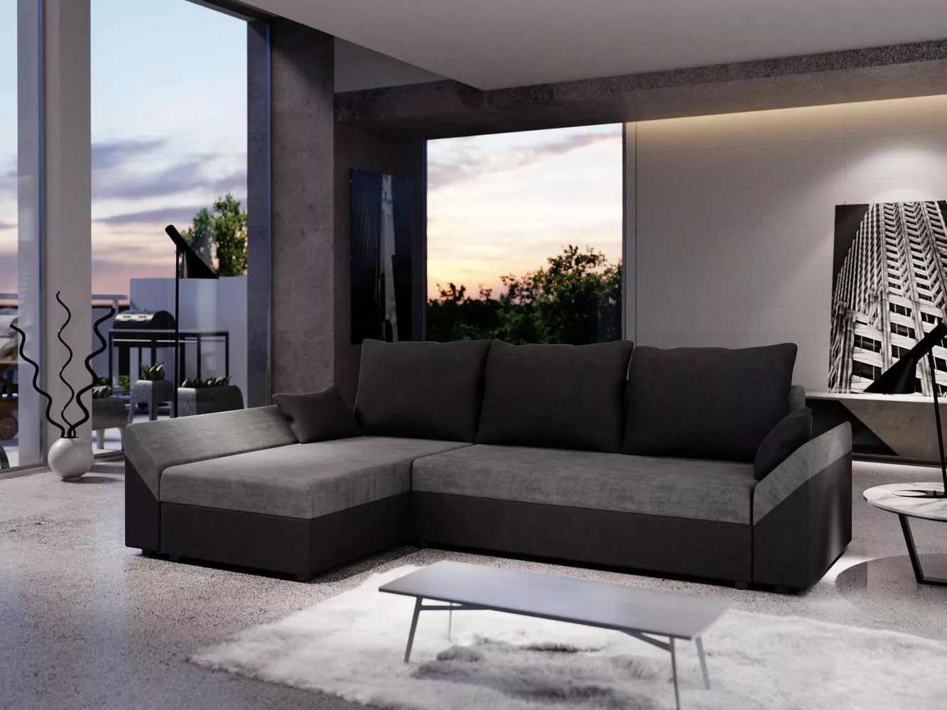 Corner Sofa Bed with Storage – Modern L Shape Sofa Kenya