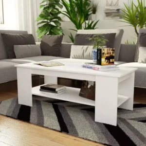 white coffee table in Nairobi living room