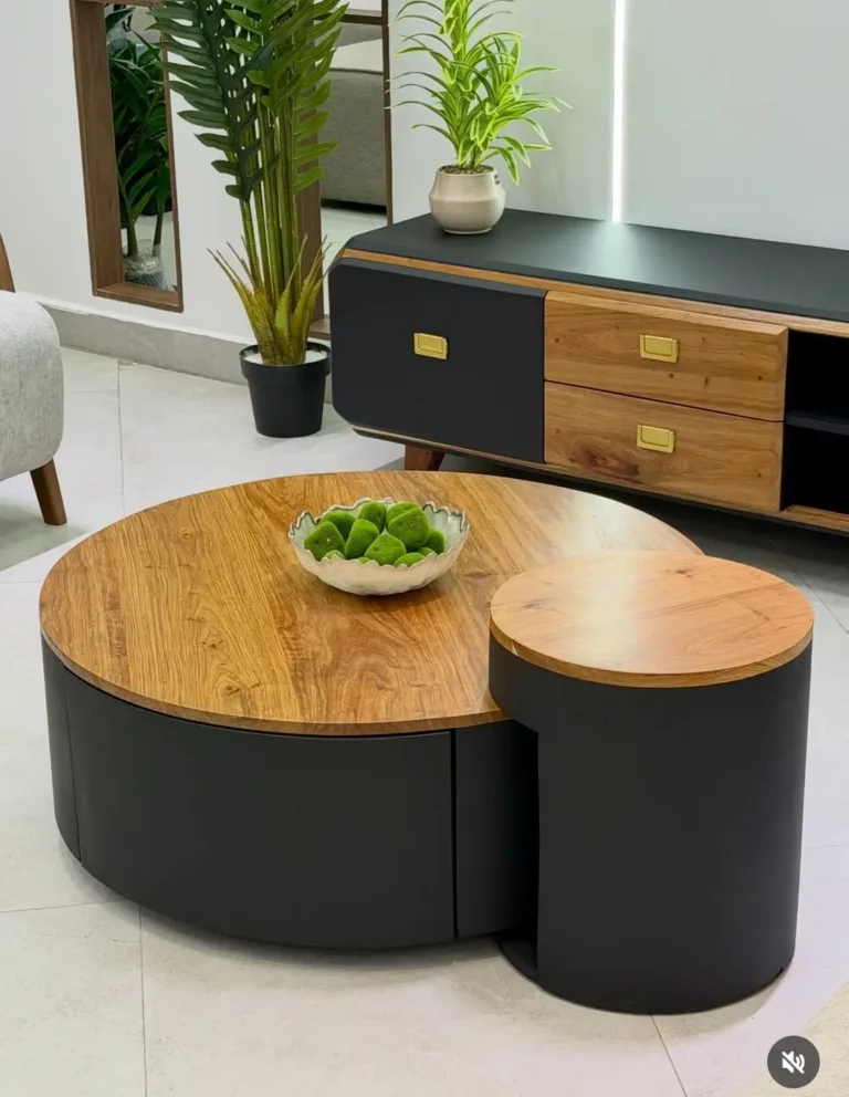 Modern Fluted Coffee Tables for Kenyan Living Rooms