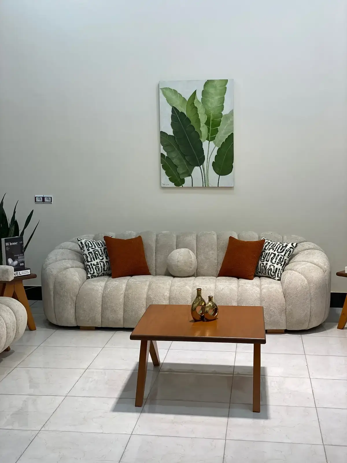 Wood-Look Coffee Table Kenya – Square Centre Table - Image 2
