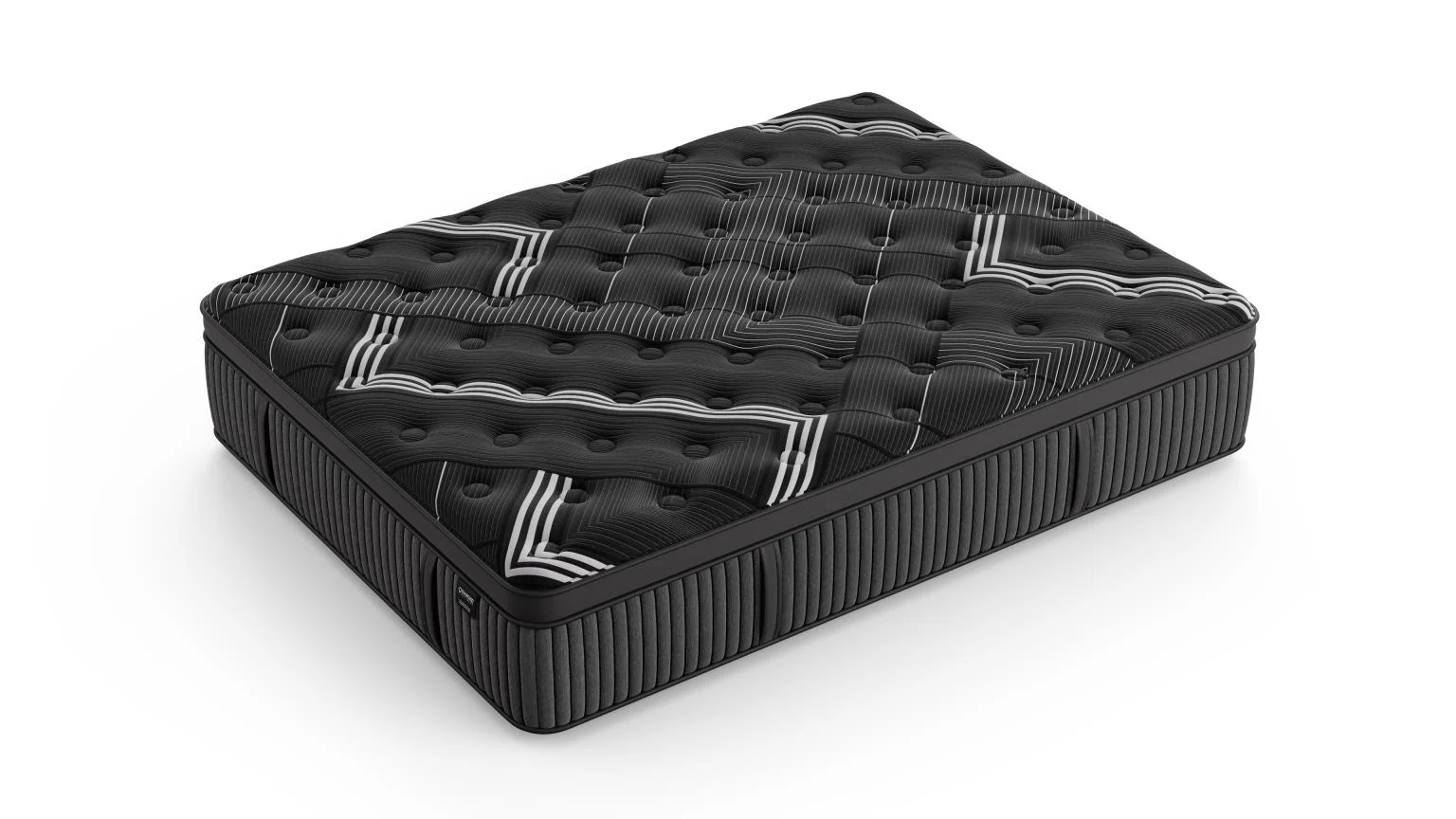 Graphene Quilted Hybrid Mattress Kenya — Medium: vertical channel-textured side panels – firm spring mattress