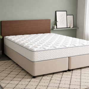 Huxberry Core Cloud Mattress 150 x 200 in white quilted design for Kenya bedrooms