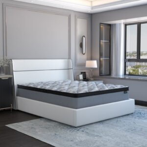 Huxberry Regal Gel Mattress 150 x 200 Medium in grey EuroTop design for Kenya bedrooms