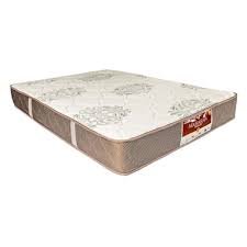 6×6×8 Maharaja medium duty mattress Kenya with light quilted cover and beige-brown side panel