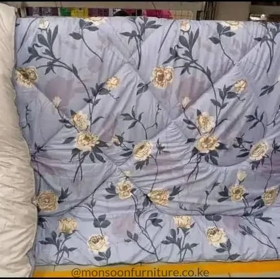 6×7 Grey Trellis Bound-Edge Duvet Set Kenya - Image 2