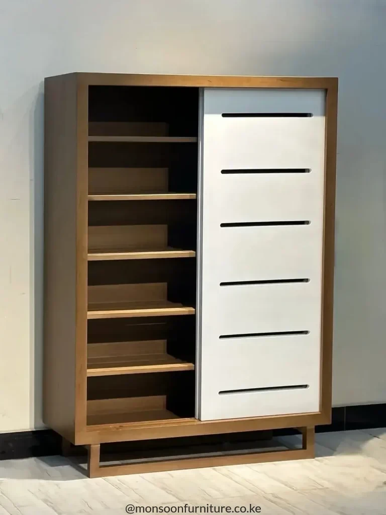 Shoe Cabinets in Kenya: Closed Shoe Storage with Doors