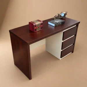 Monsoon Ambermont laminated particle-board office desk with four drawers
