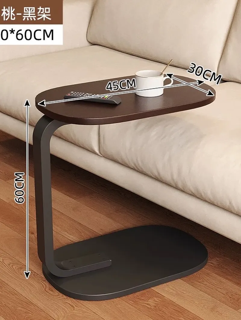 Monsoon Bluehill Black 60cm C-Shape Side Table Nairobi - Image 5