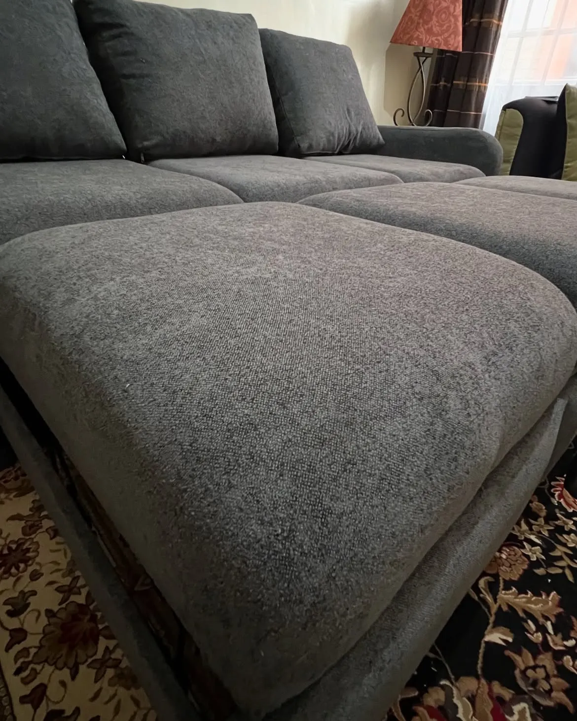 Monsoon Briarford Sofa Bed, 5×6, Spring Cushions, Dark Grey Kenya - Image 2