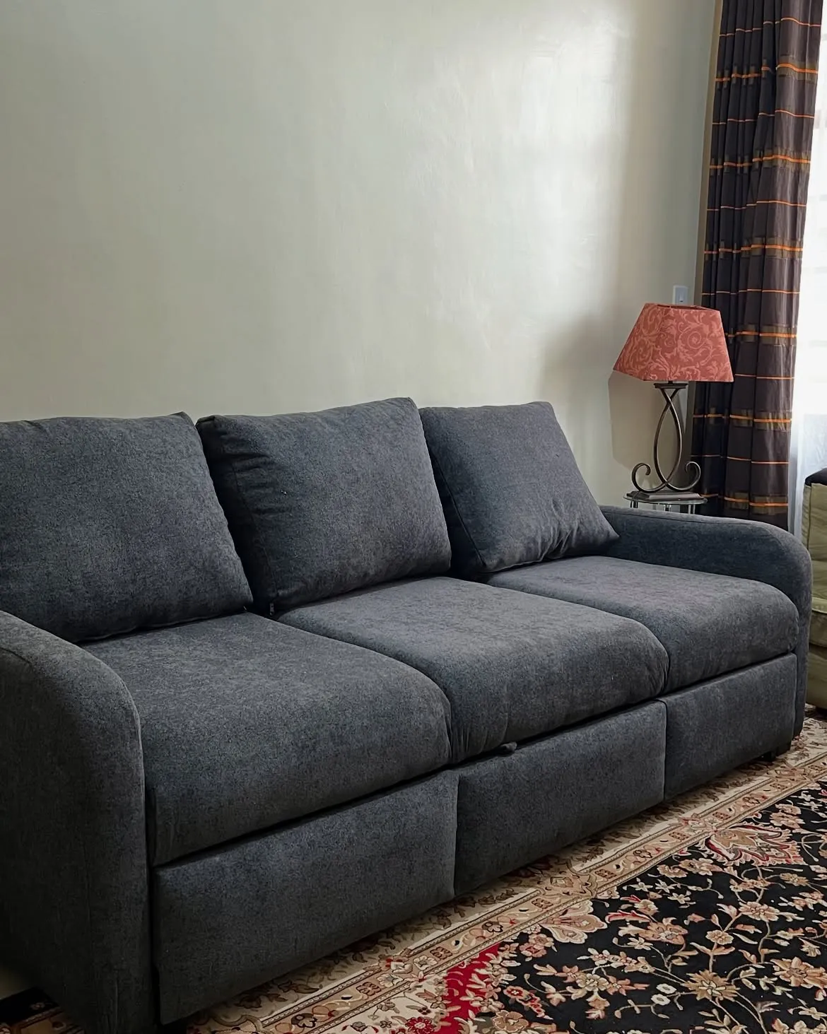 Monsoon Briarford Sofa Bed, 5×6, Spring Cushions, Dark Grey Kenya - Image 4