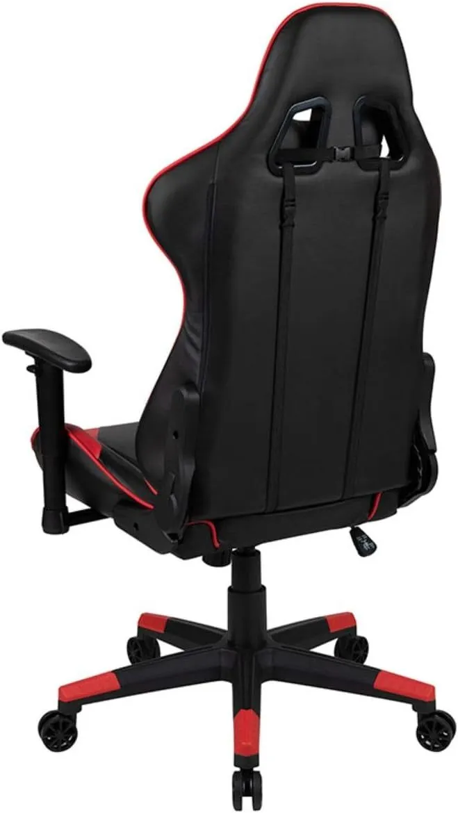 Monsoon Briarhurst Gaming Office Chair, Red & Black Kenya - Image 3
