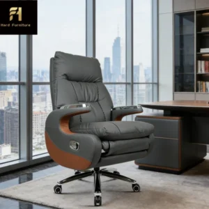 Monsoon Dalehaven grey directors executive recliner office chair