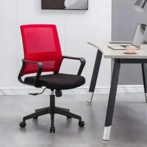 Monsoon Daleview black mesh secretarial office chair