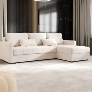 ADELINDE beige right corner sleeper sofa with chaise Kenya