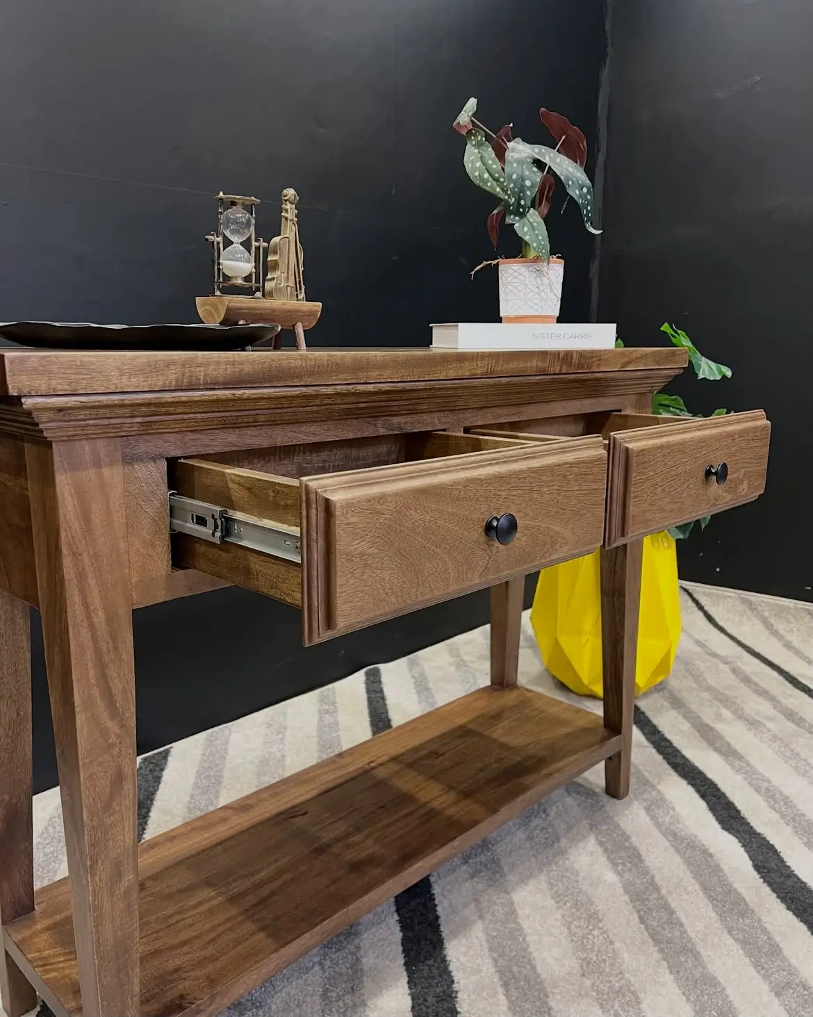 Brown Console Table with Drawers Nairobi - Image 3