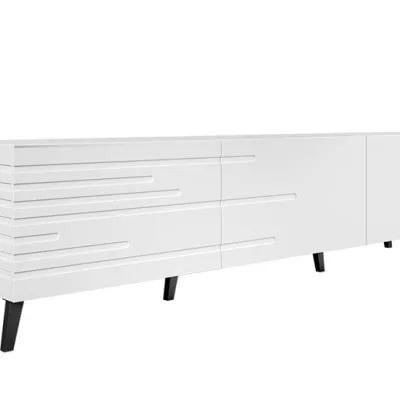 CORONEL 186cm Milled Black TV Cabinet Kenya - Image 2