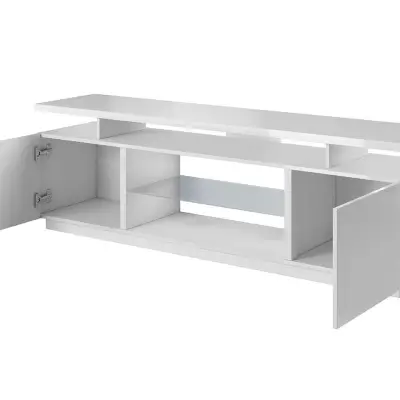 180cm Graphite Gloss TV Stand with Storage Kenya - Image 2