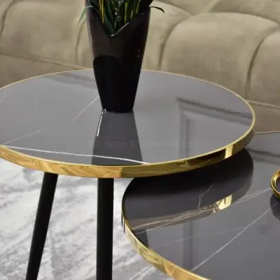 Jorman Grey Marble-Look Nesting Tables Kenya - Image 3