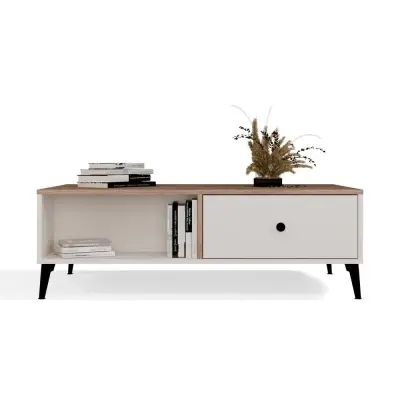 LYKKA Cashmere Oak Storage Coffee Table Kenya - Image 2