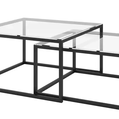 MALRIK 2-Piece Glass Coffee Table Set Kenya - Image 2