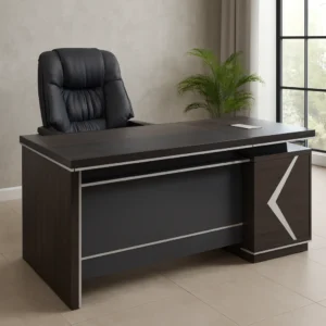 Monsoon Kingsley 1.8M executive office desk with integrated storage