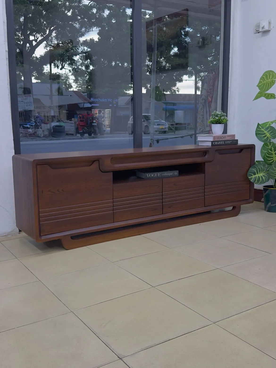 Monsoon Aldermere TV Stand & Round Coffee Table Set, Kenya - Image 3