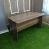 Monsoon Amberdale Executive Office Desk with Cable Grommet, Kenya - Image 2