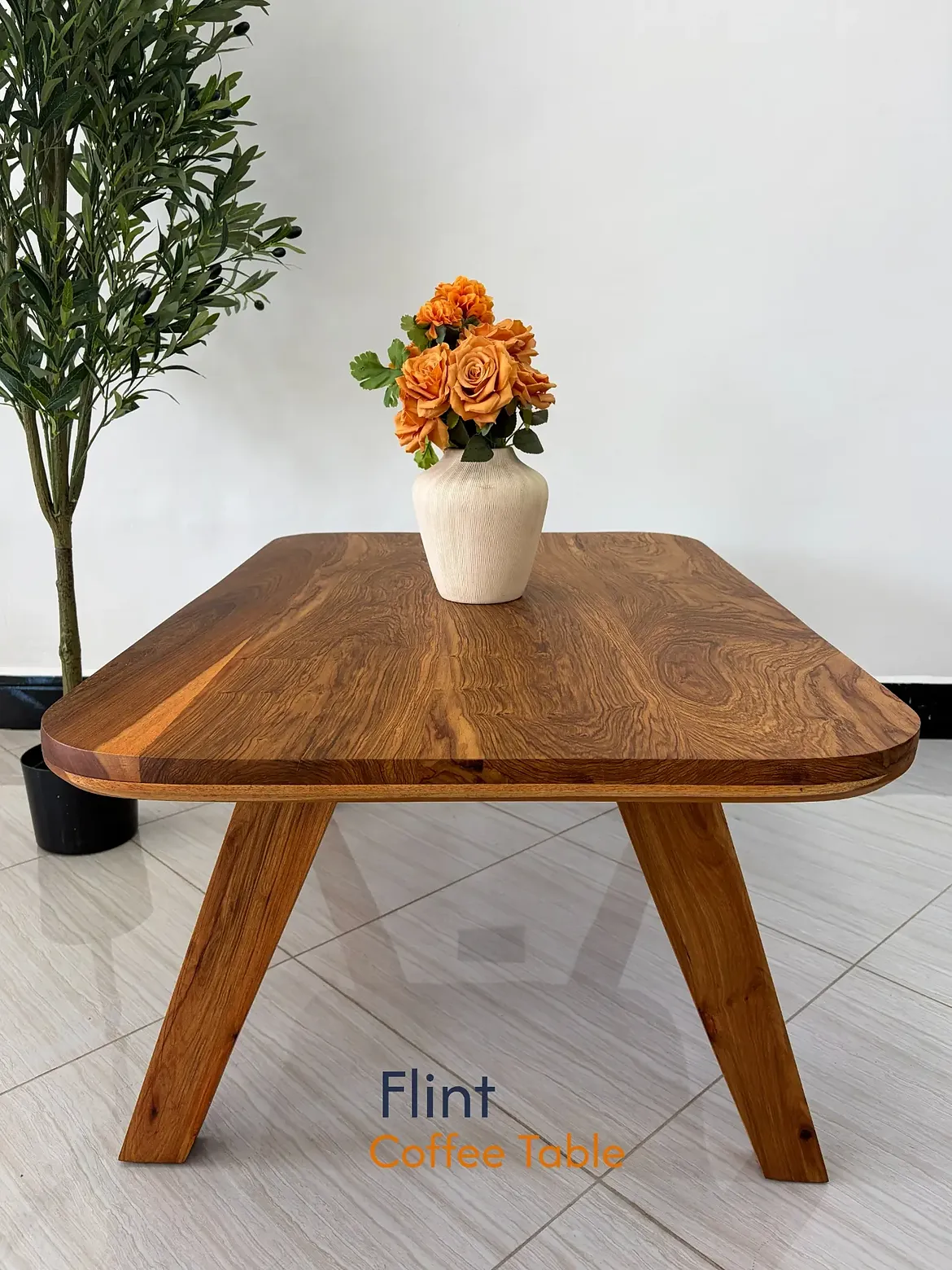 Monsoon Berkshire Mninga Coffee Table, Rounded Top, Kenya - Image 3