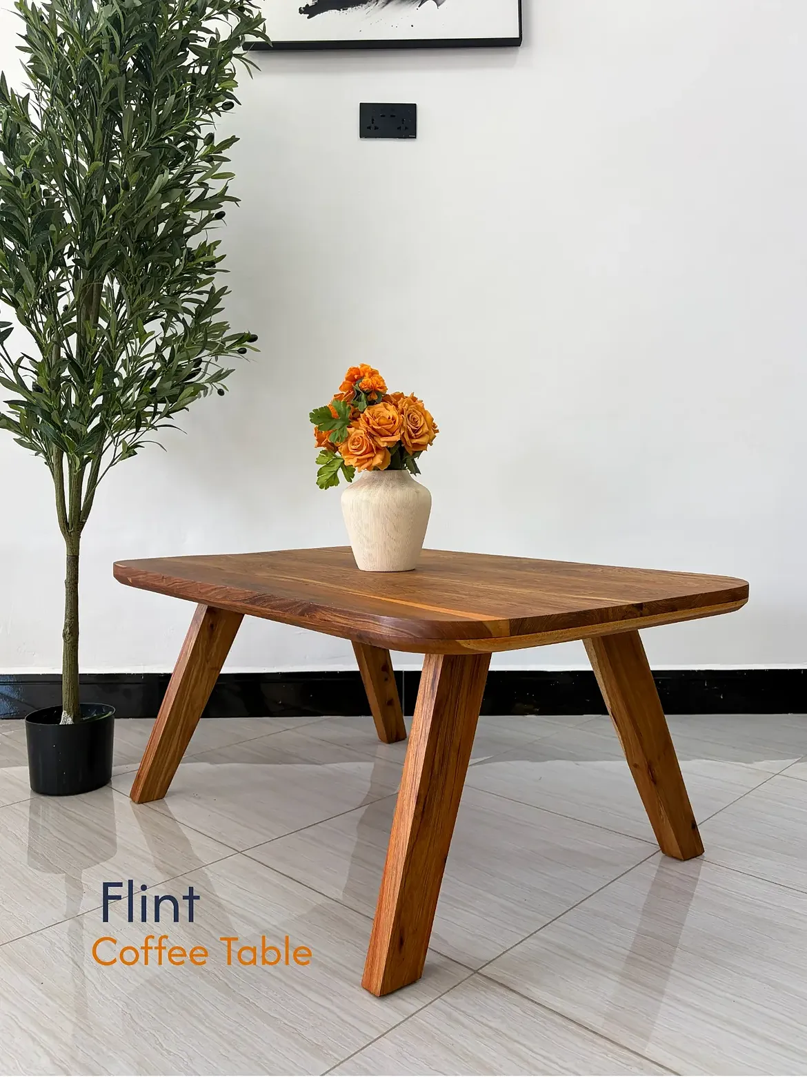 Monsoon Berkshire Mninga Coffee Table, Rounded Top, Kenya - Image 2