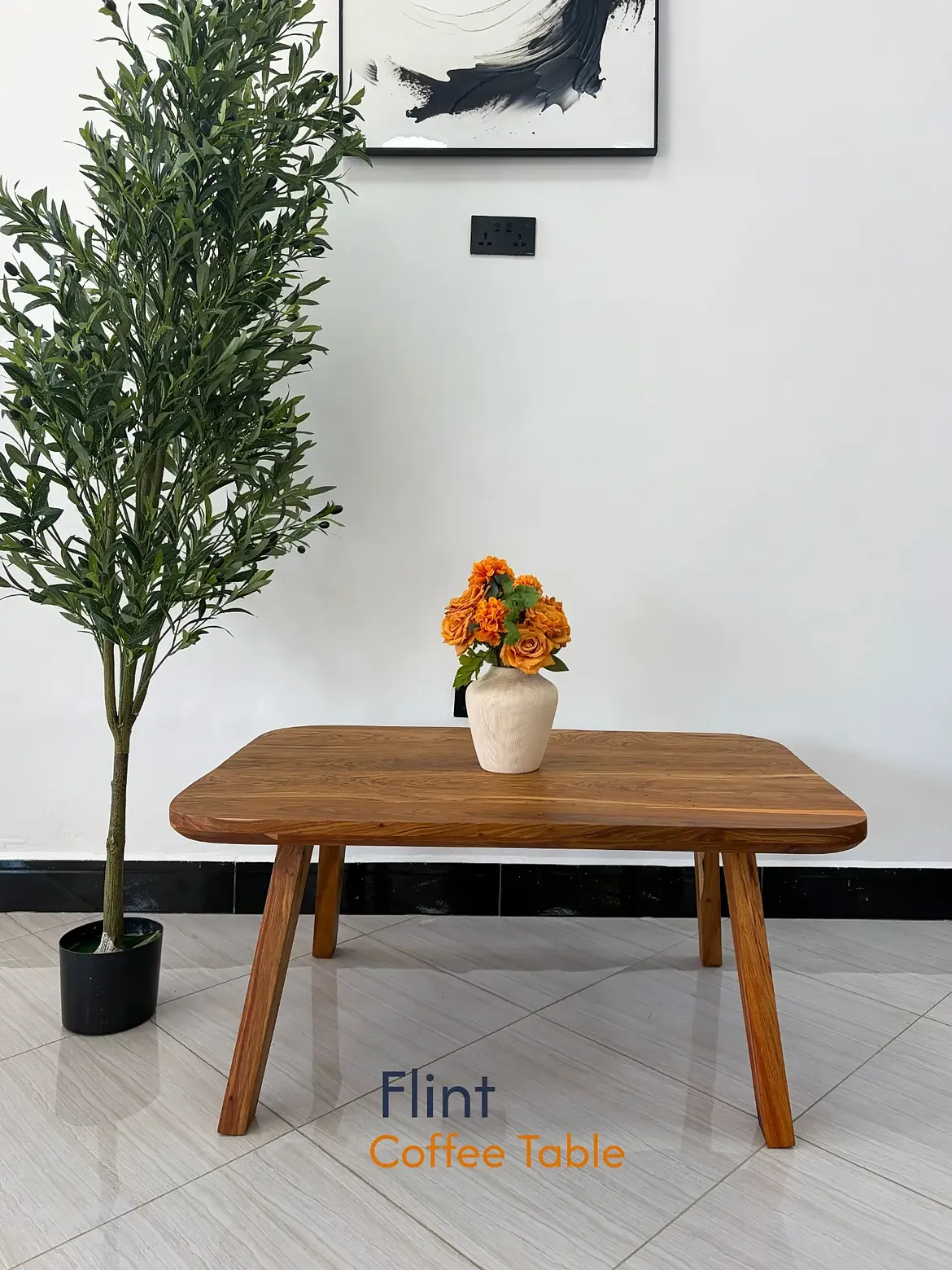 Monsoon Berkshire Mninga Coffee Table, Rounded Top, Kenya