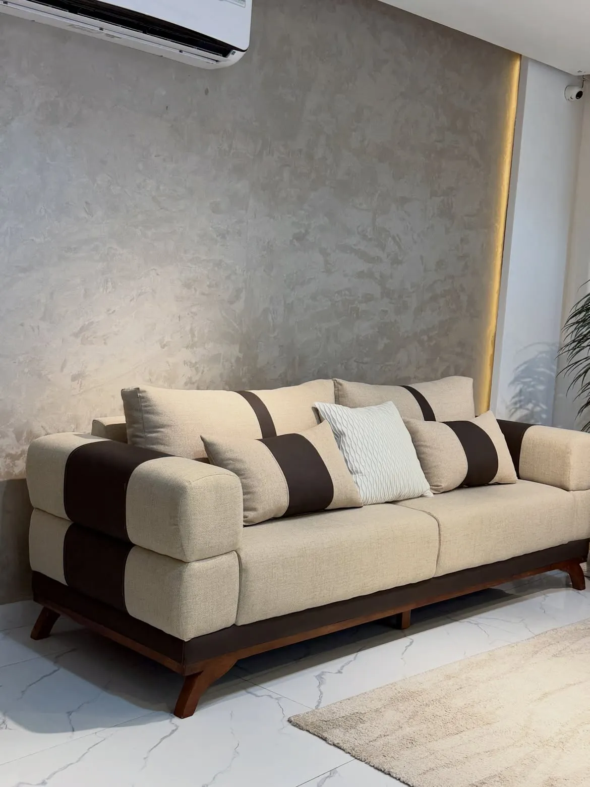 Monsoon Bexley 3+2 Sofa Set, Two-Tone Upholstery, Kenya
