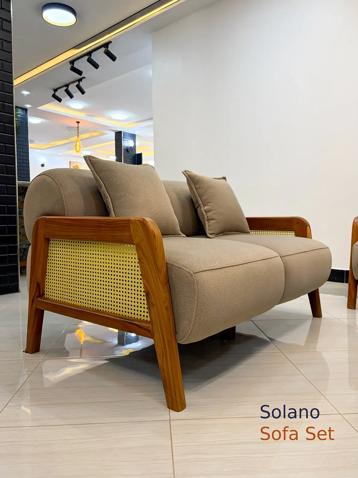 Monsoon Roseleigh Solano Sofa Set, 7-Seater, Beige, Kenya