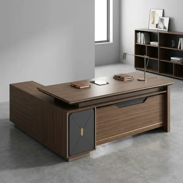 Monsoon Stratford 1.8M Executive Office Desk with Storage, Kenya - Image 2